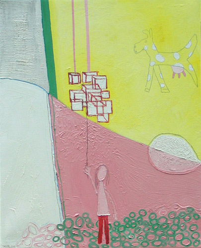 Ice Balloons, painting, Oil on linen - Carol Es