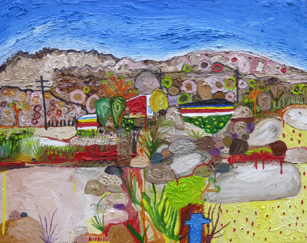 The Landscape, painting, Oil on canvas - Carol Es